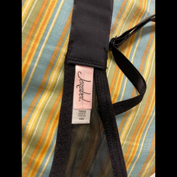 Jezebel Sylvia Unlined Lace Black Bra - Picture 6 of 8